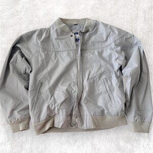 Knightsbridge Bomber Jacket | Light Grey | Size M